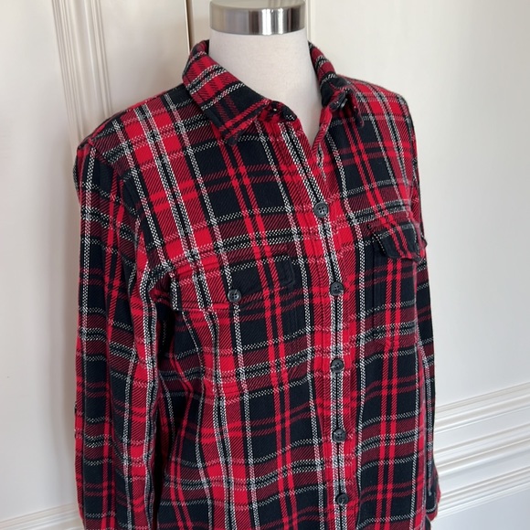 Eddie Bauer Heavy Weight Plaid Flannel - Picture 4 of 10